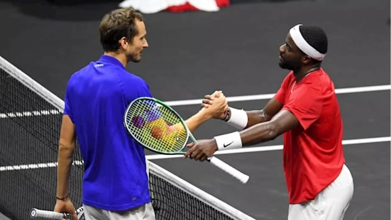 Tiafoe beats Medvedev to put Team World ahead at Laver Cup