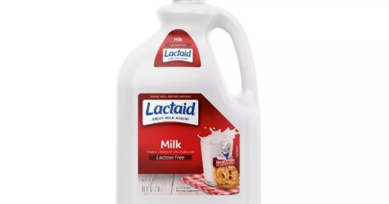 Lactaid Milk recalled in 27 states due to trace amounts of almonds not listed on label