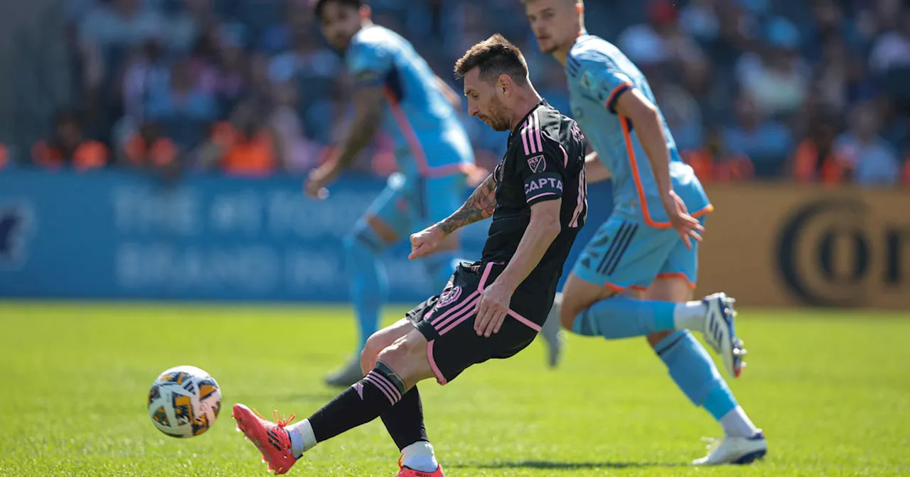 James Sands' header in final seconds spoils Lionel Messi's trip to Yankees Stadium, as NYCFC ties Inter Miami