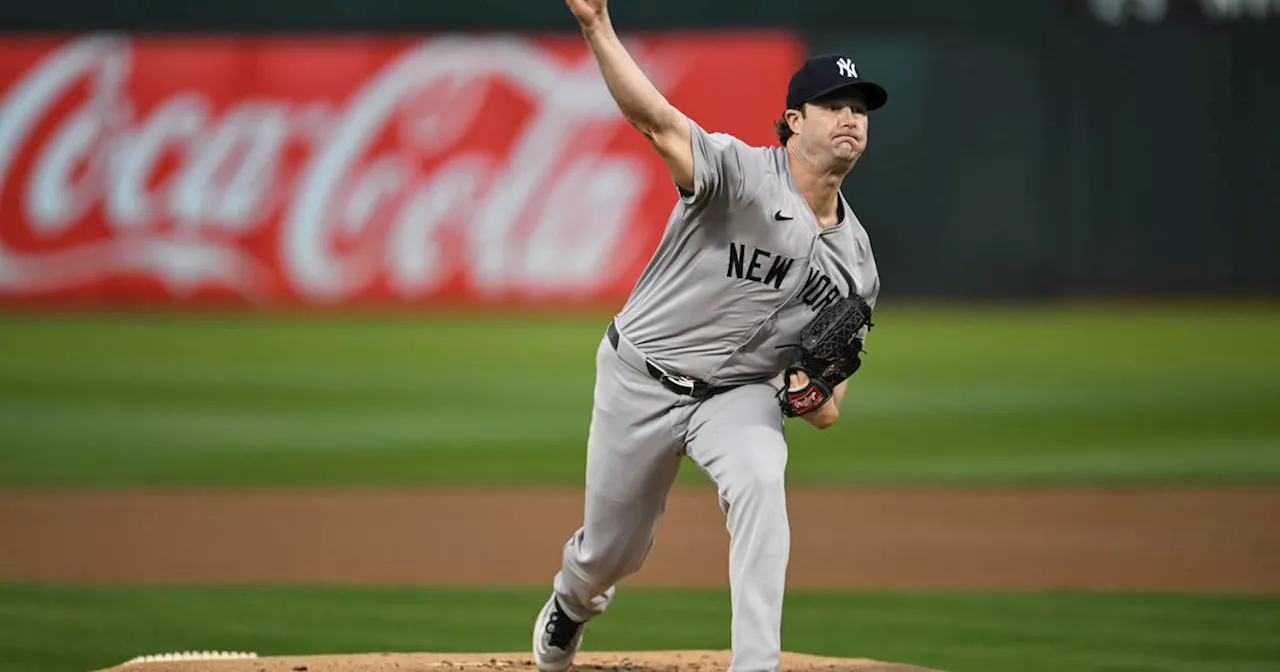 New York Yankees beat Oakland A's in 10 as Cole dominates, Soto gets big hit