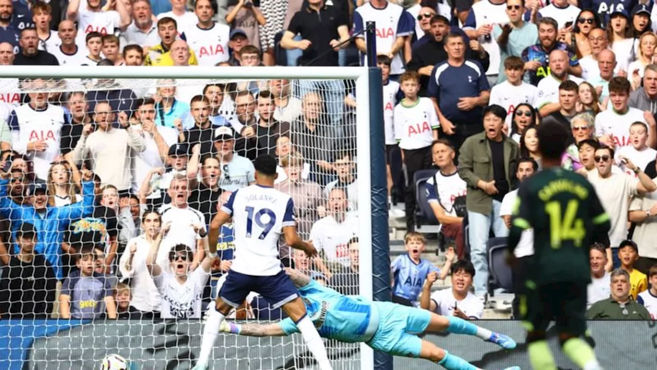 Solanke opens his account as Tottenham hit back to beat Brentford