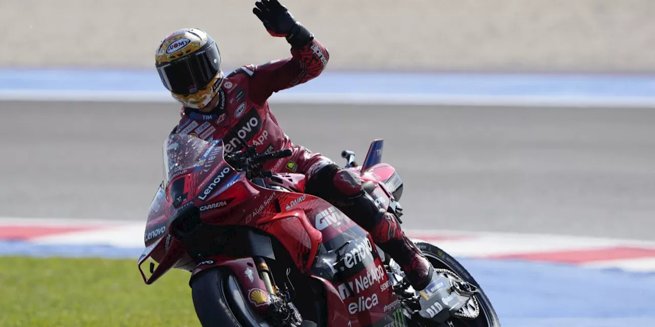 Motogp Emilia Romagna, Bagnaia vince la Sprint e accorcia in classifica