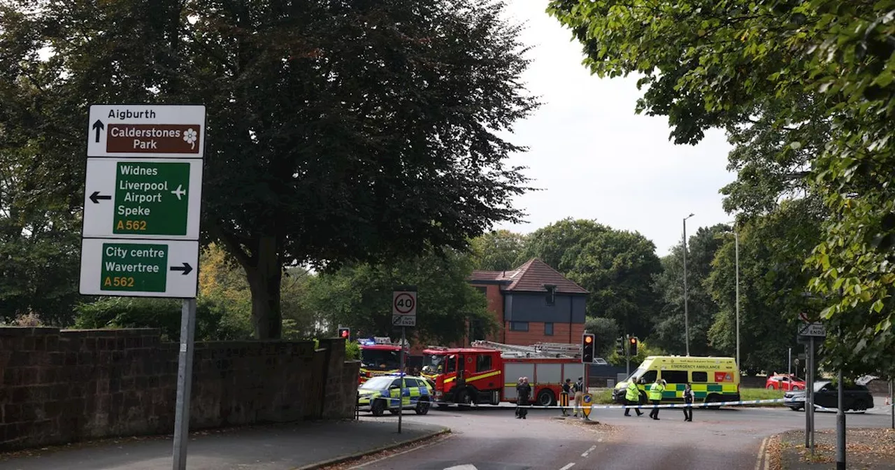 Live updates as Menlove Avenue blocked after crash