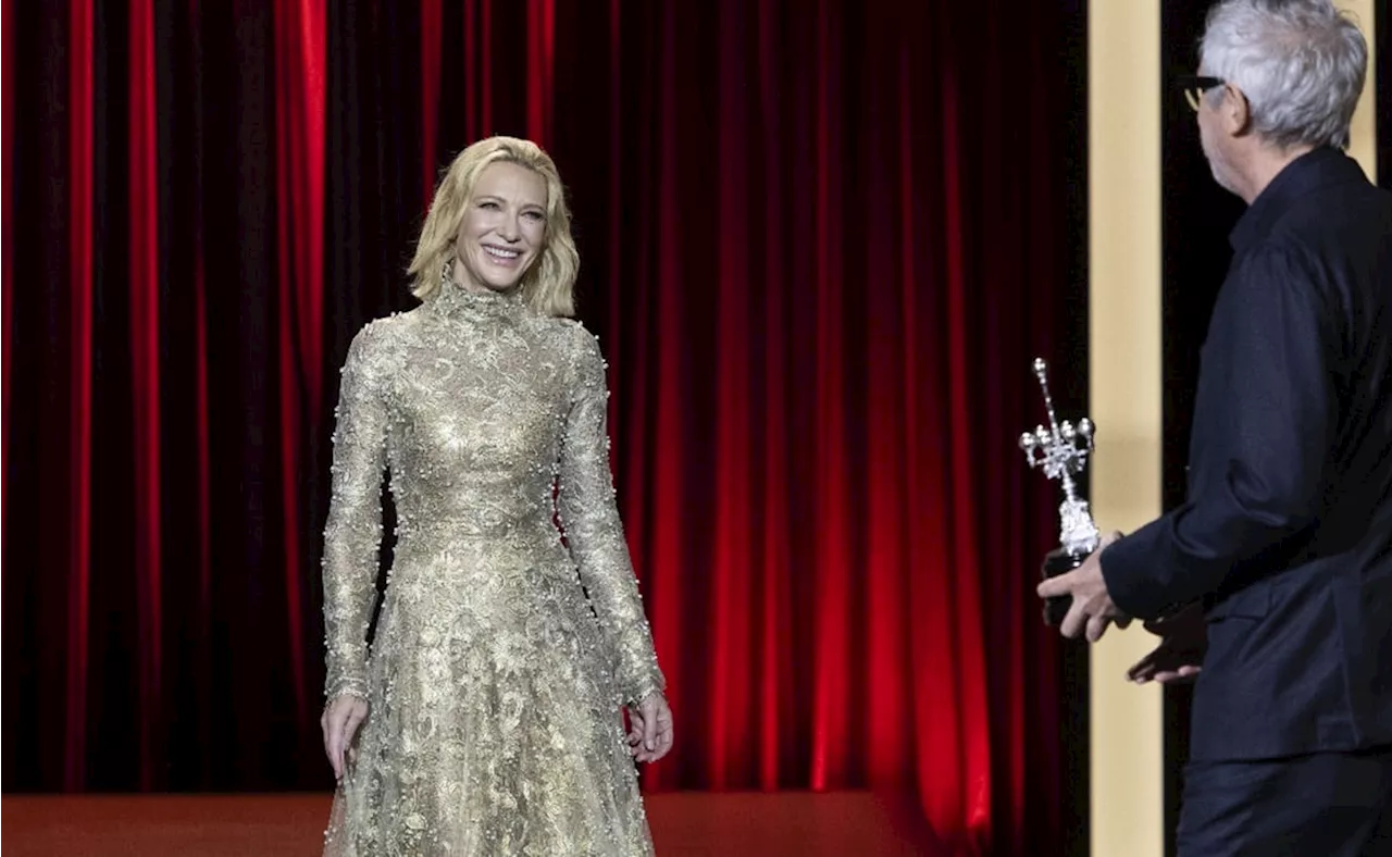 Cate Blanchett recibe un premio honorífico en San Sebastián