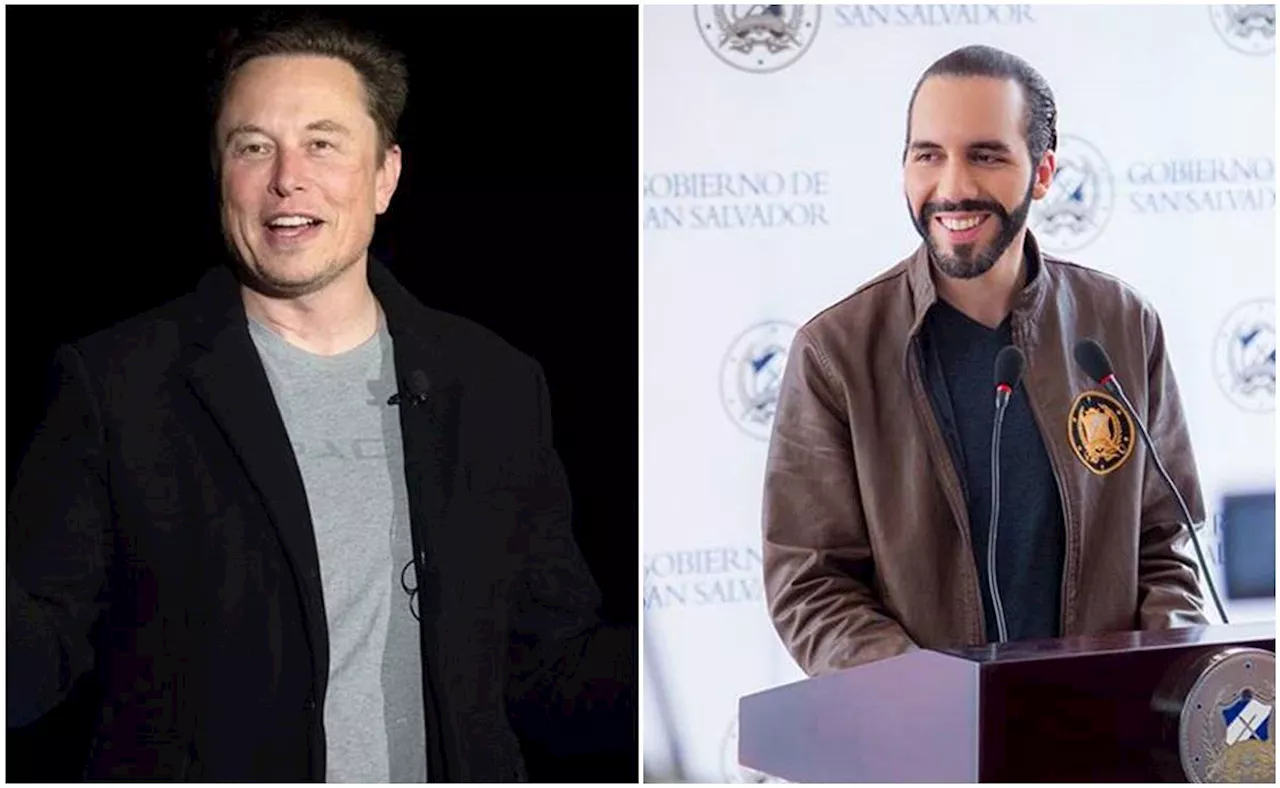 Nayib Bukele, presidente de El Salvador, se reúne con el magnate Elon Musk