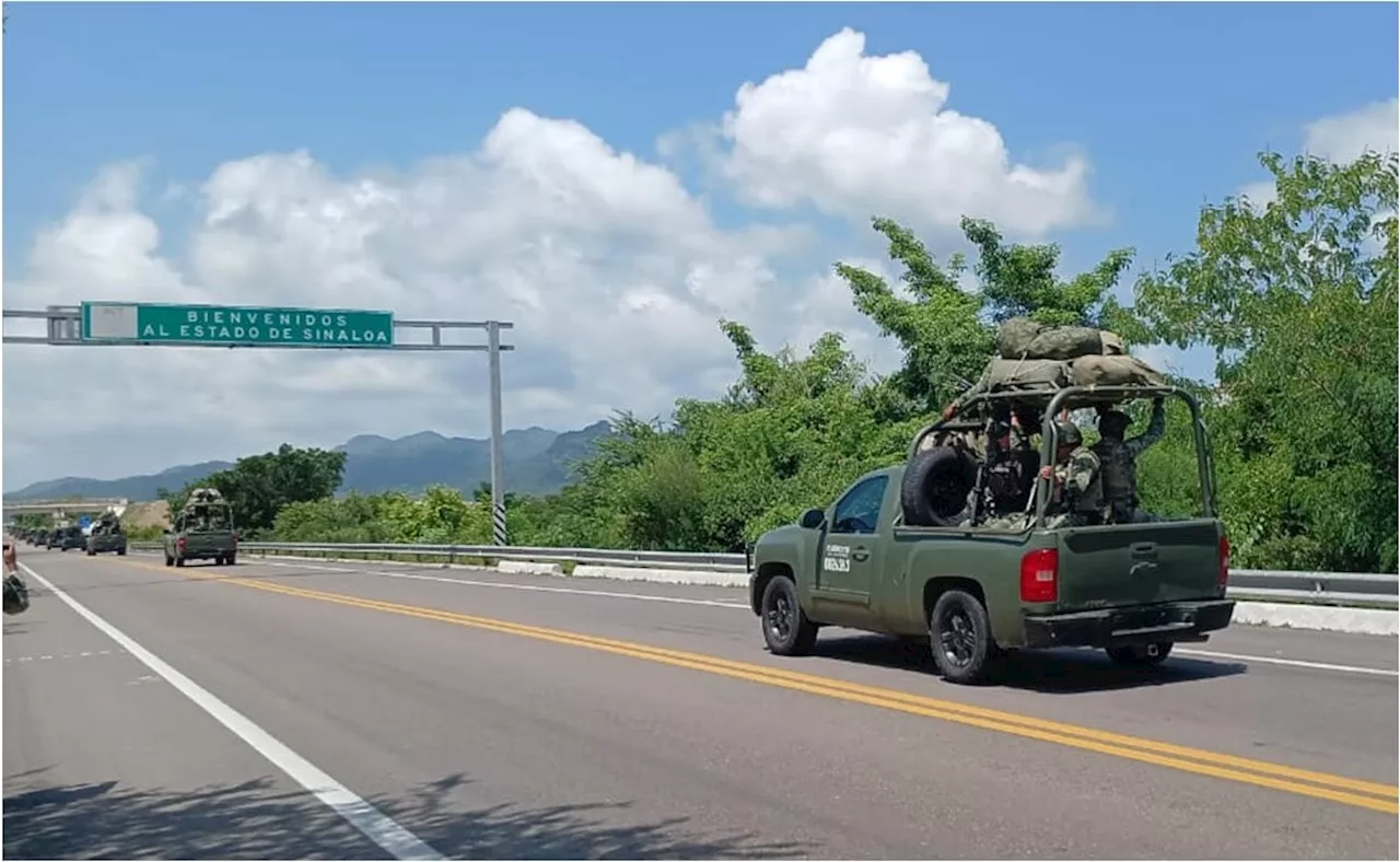 Por violencia en Sinaloa, Sedena envía 600 militares a reforzar seguridad