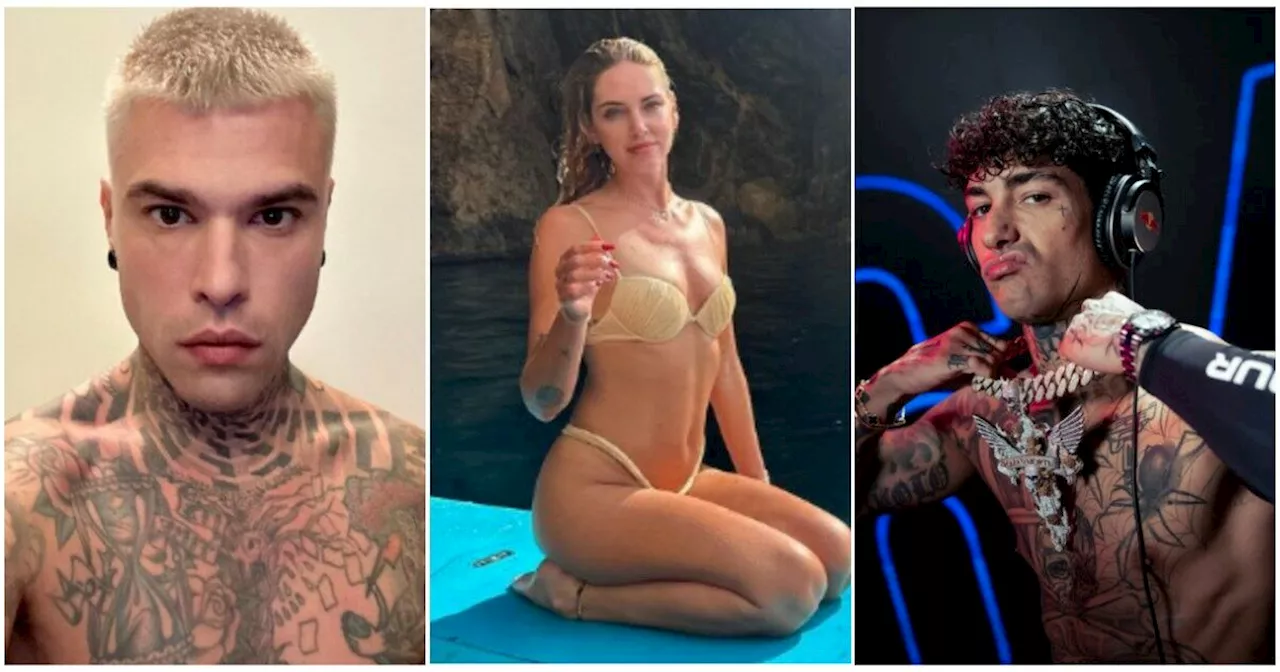 Tony Effe attacca Fedez in un nuovo dissing, le risposte dei Ferragnez