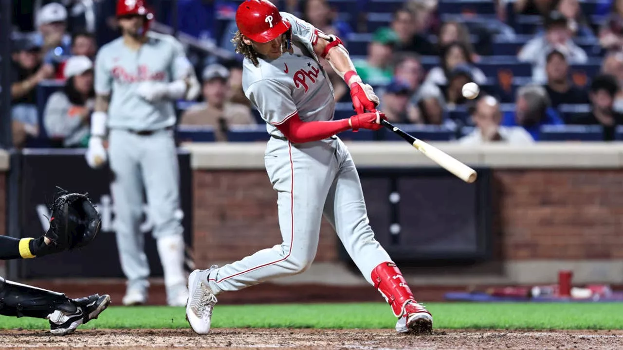 Phillies rout Mets 12-2 behind Bohm to punch playoff ticket and near NL East crown