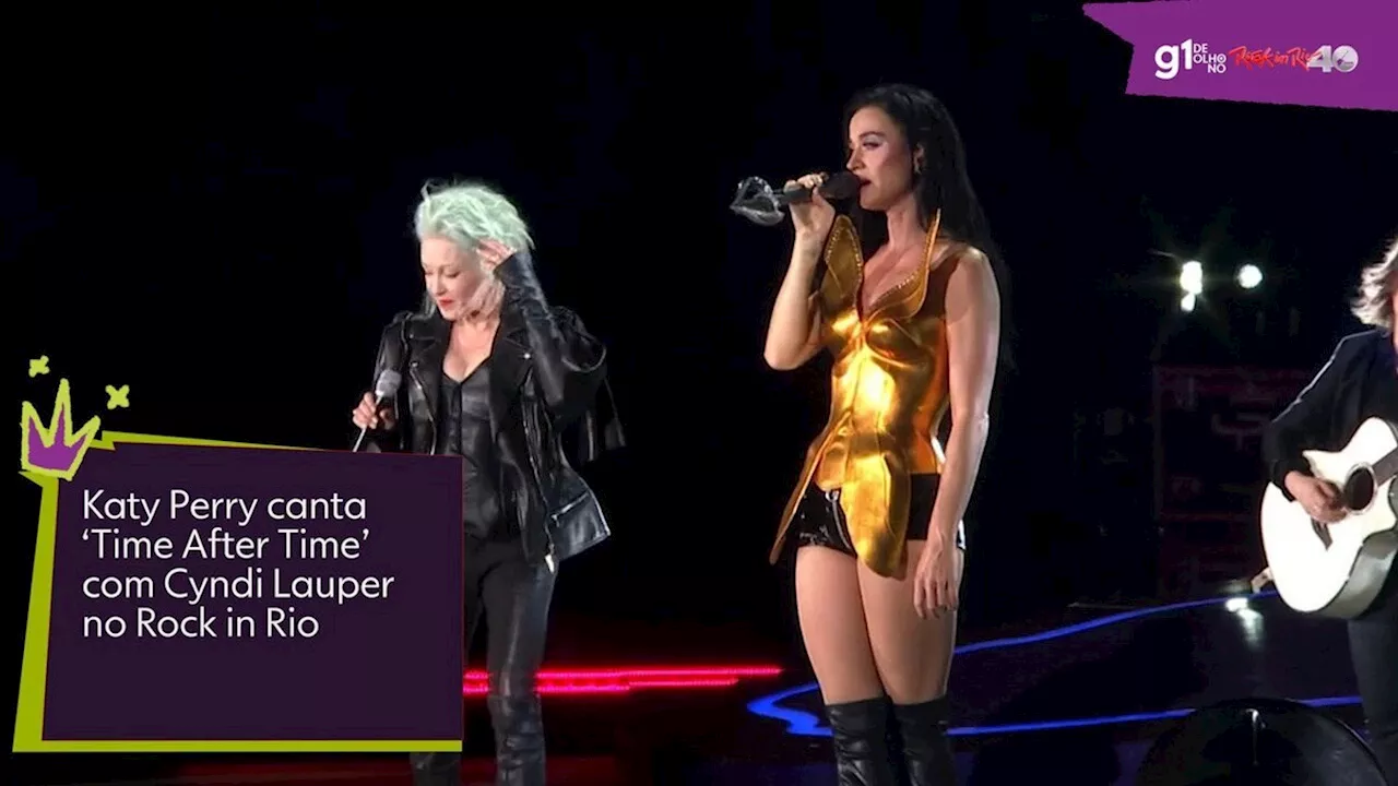 Katy Perry Embala Rock in Rio com Nostalgia e Colaboração Histórica com Cyndi Lauper