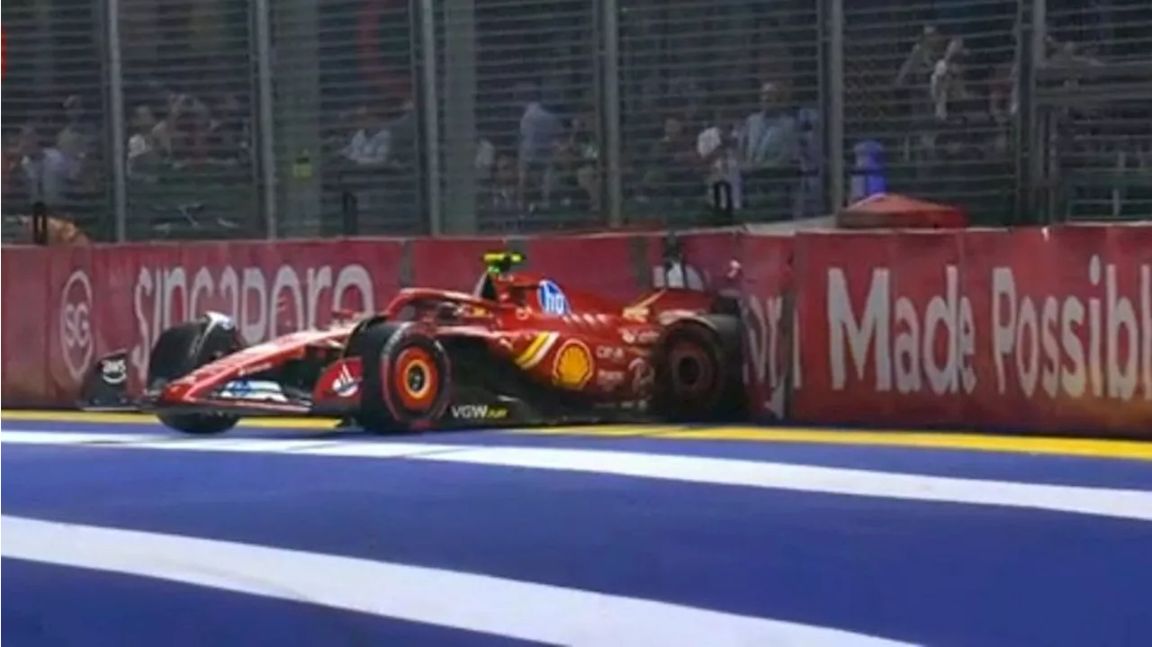 Ferrari-Ass im Singapur-Qualifying schwer abgeflogen