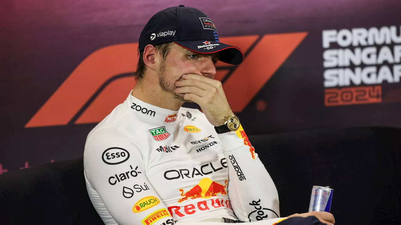 Nach Singapur-Qualifying - Protest-Auftritt von Verstappen nach FIA-Strafe