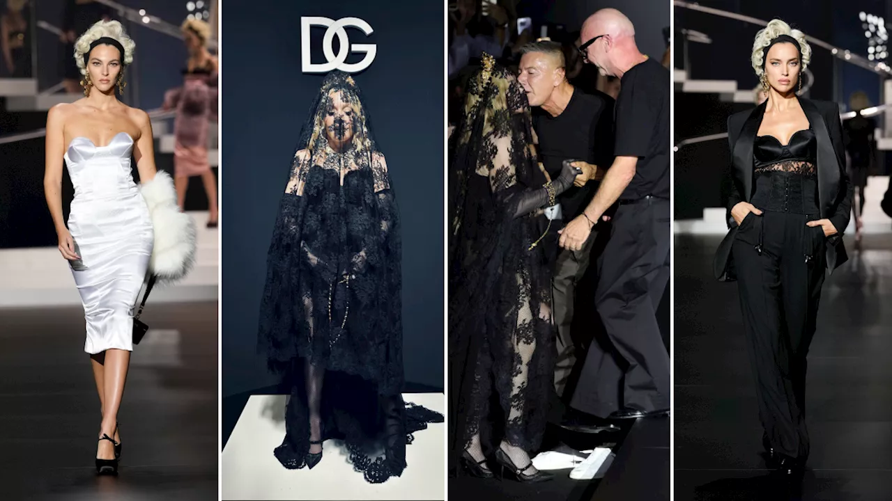 Dolce&Gabbana PE2025: Madonna, la vera protagonista della sfilata milanese