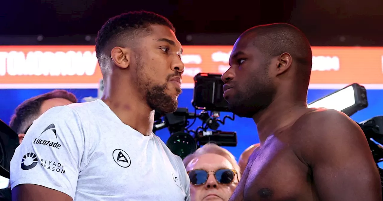 Anthony Joshua vs Daniel Dubois predictions including Tyson Fury