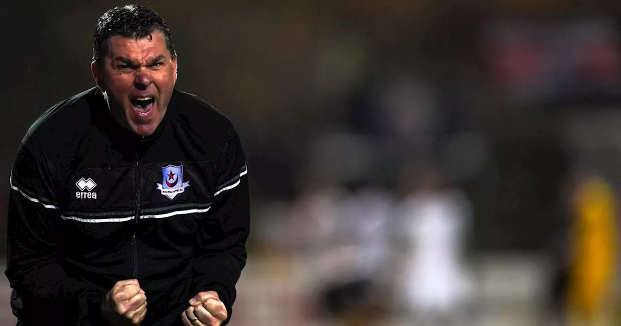 Drogheda United boss Kevin Doherty in flying form after 1-0 victory over Bohs.