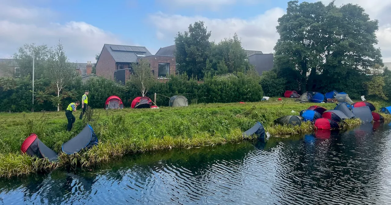 Tents housing homeless people and asylum seekers ‘thrown into Dublin’s Grand Canal’