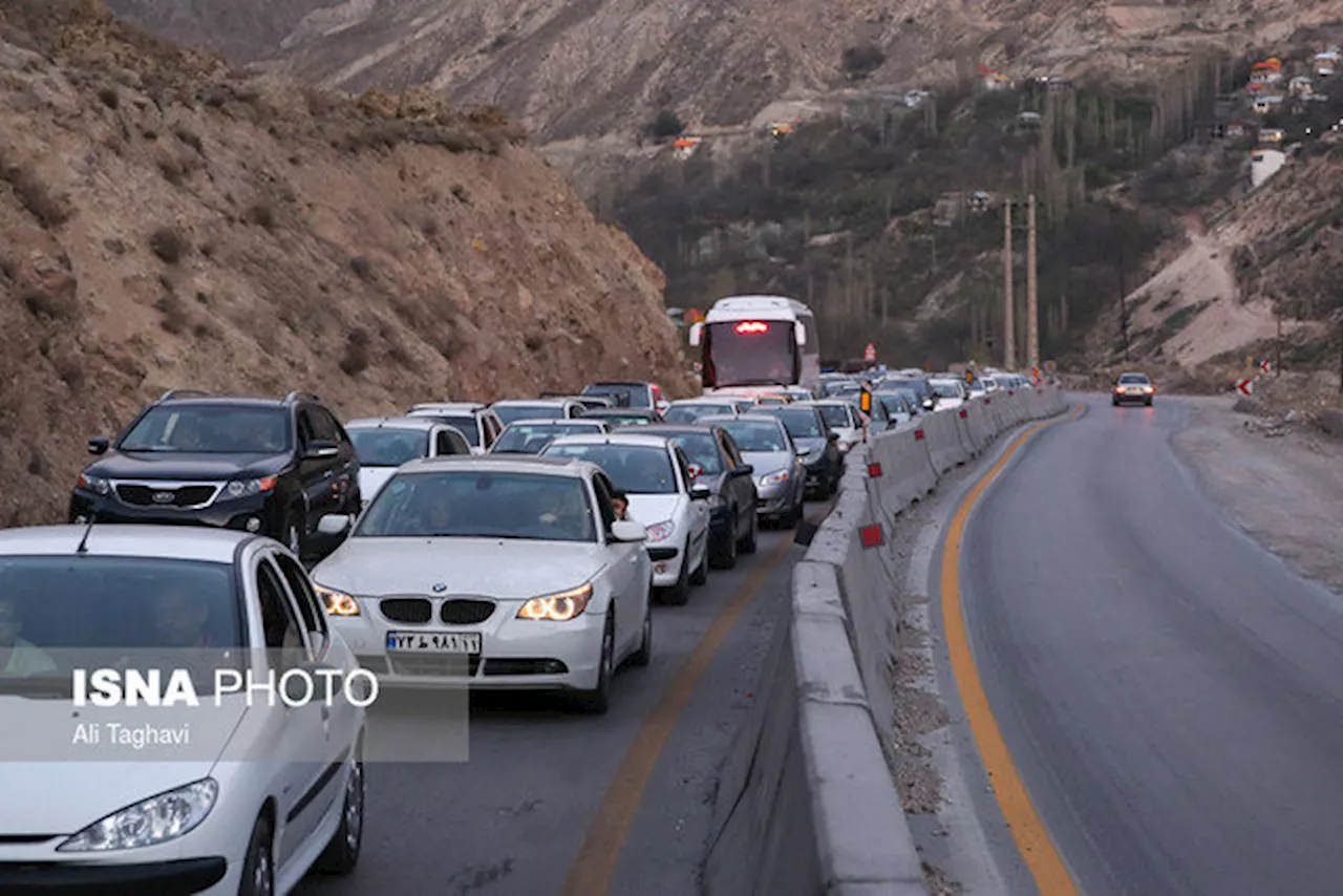 ترافیک سنگین اما روان در محور رشت