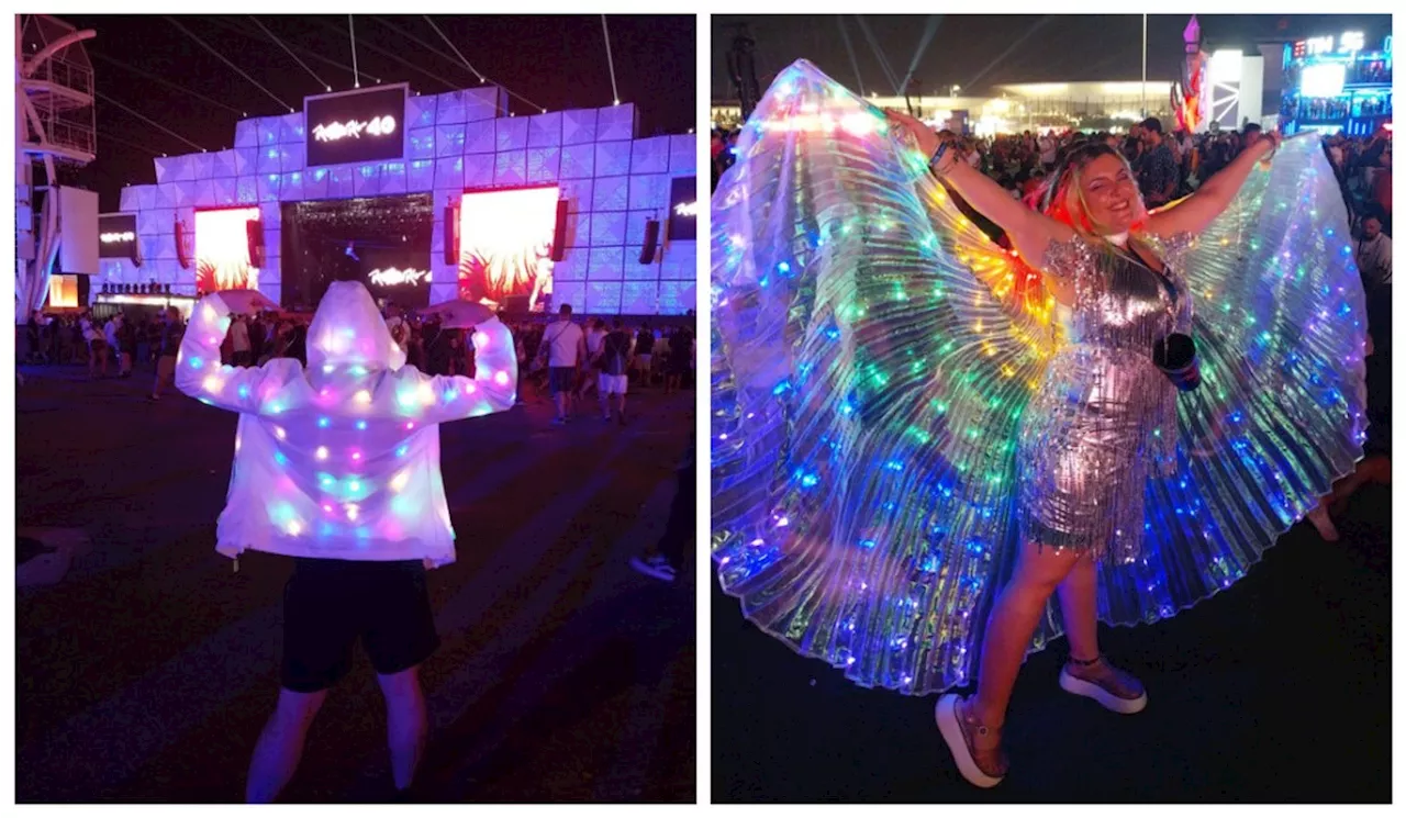 No dia feminino do Rock in Rio, fãs fazem sucesso com looks de brilho e até luz de LED