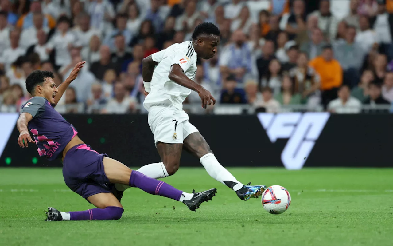 Vini Jr e Rodrygo marcam, e Endrick sofre pênalti em goleada do Real Madrid