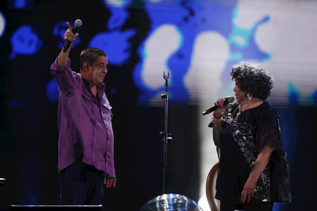 Zeca Pagodinho reúne sambistas, enfileira clássicos e faz público cantar alto no Rock in Rio