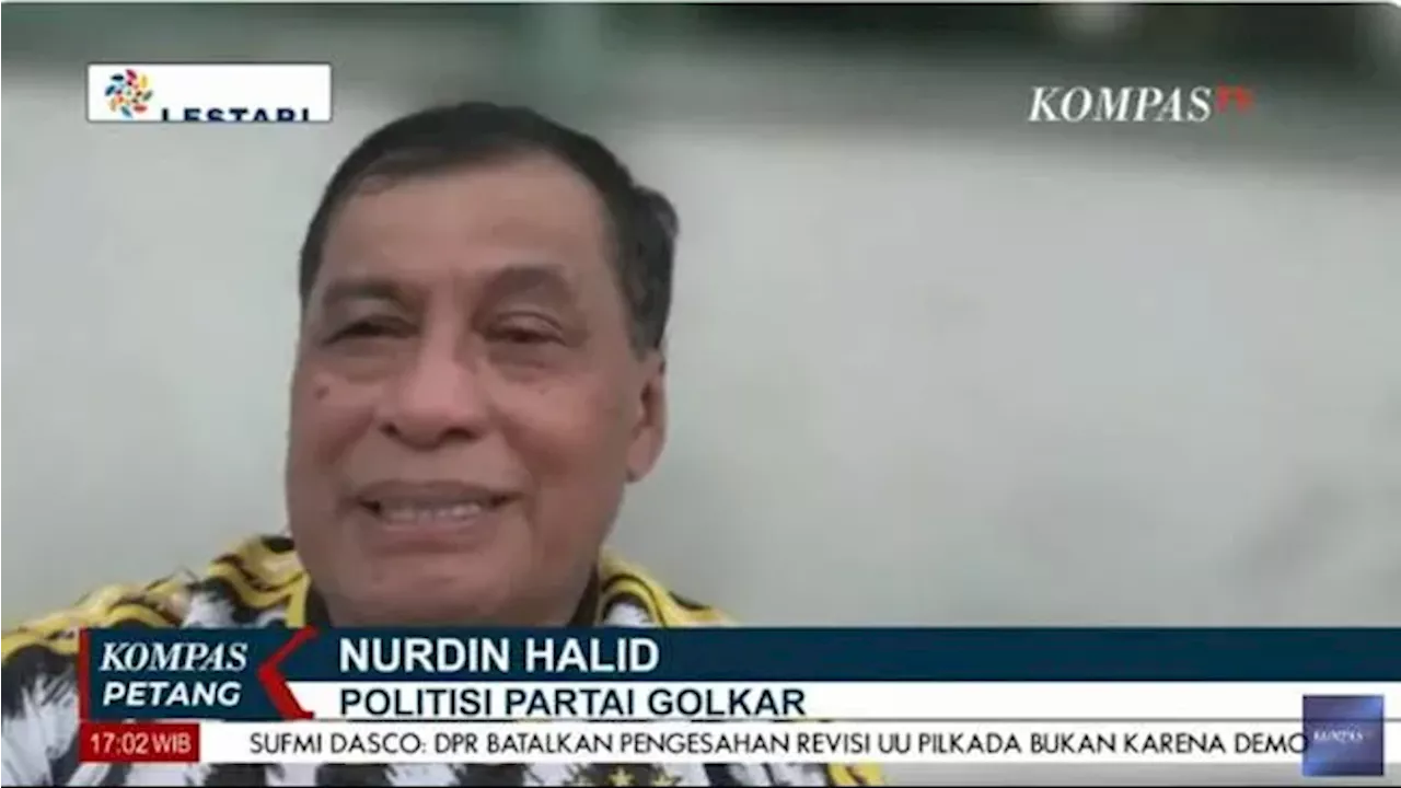 Nurdin Halid Sebut Golkar Ingin Dapat Jatah Minimal 5 Menteri di Kabinet Prabowo: Proporsional