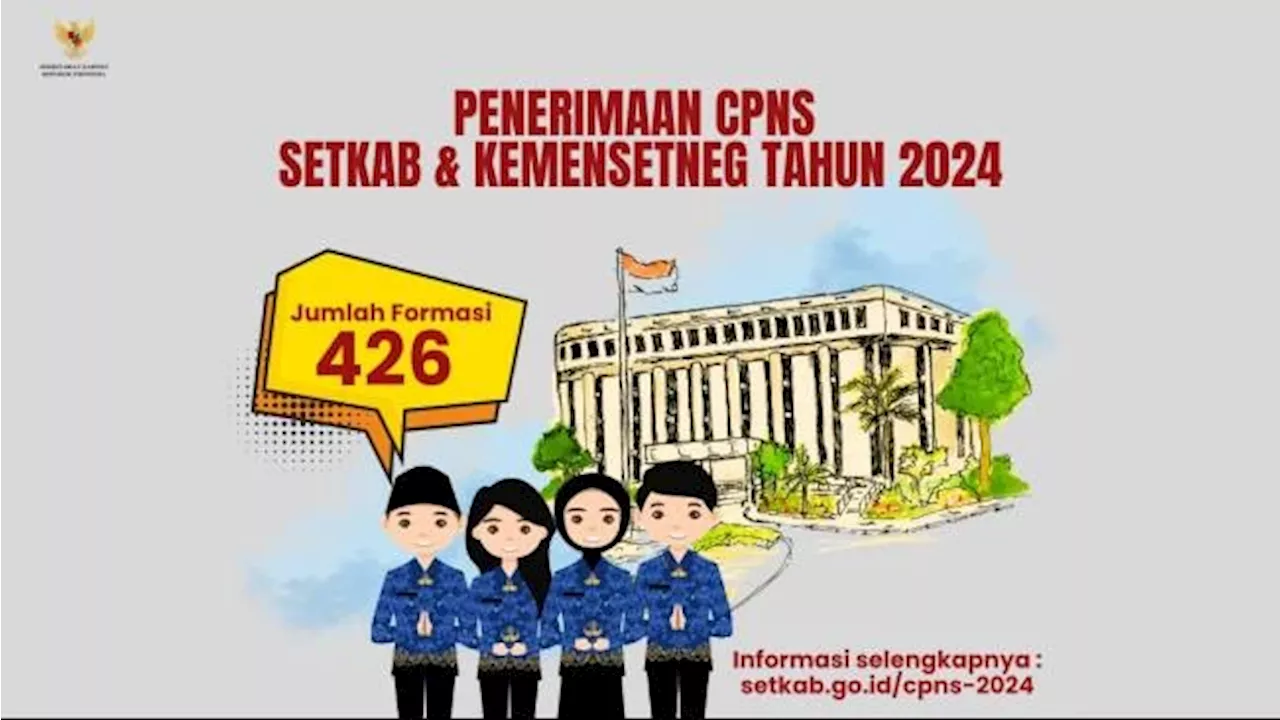 Pengumuman Hasil Seleksi Administrasi CPNS Setkab & Kemensetneg, Masa Sanggah sampai 22 September