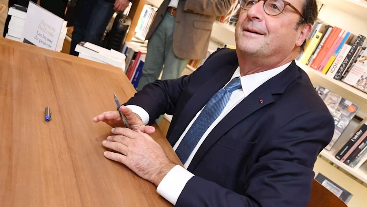 François Hollande et Bernard Cazeneuve à Bram