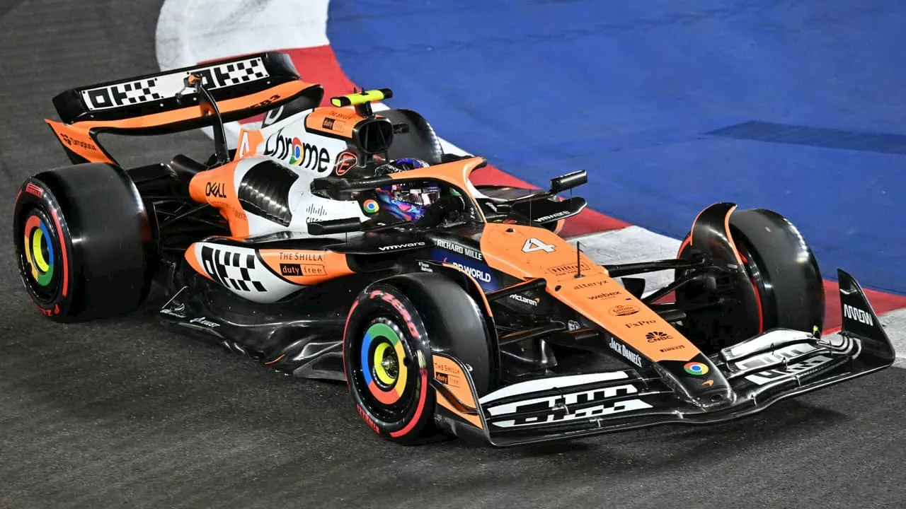 Norris crava pole do GP de Singapura da F1; Verstappen se recupera e é 2º