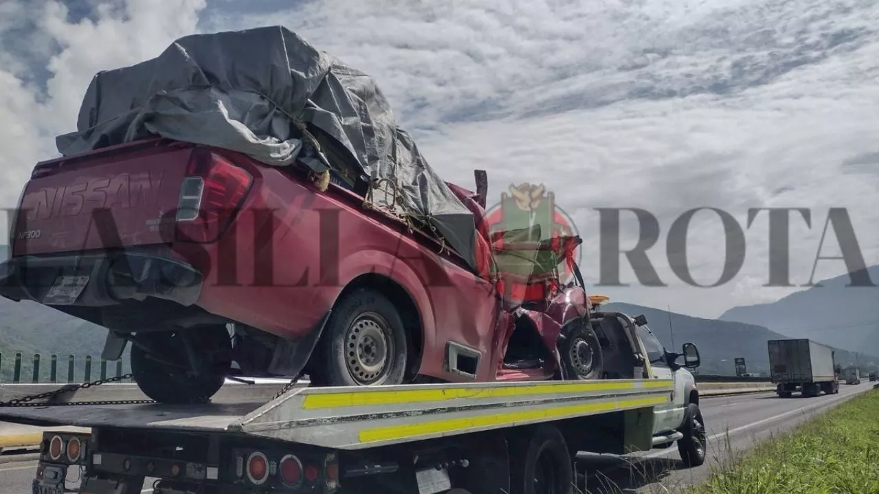 Accidente vehicular en la autopista Puebla - Orizaba deja una persona lesionada