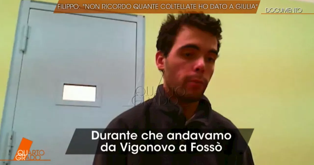 Filippo Turetta, mai un attimo di cedimento: l&#039;agghiacciante video dell&#039;interrogatorio