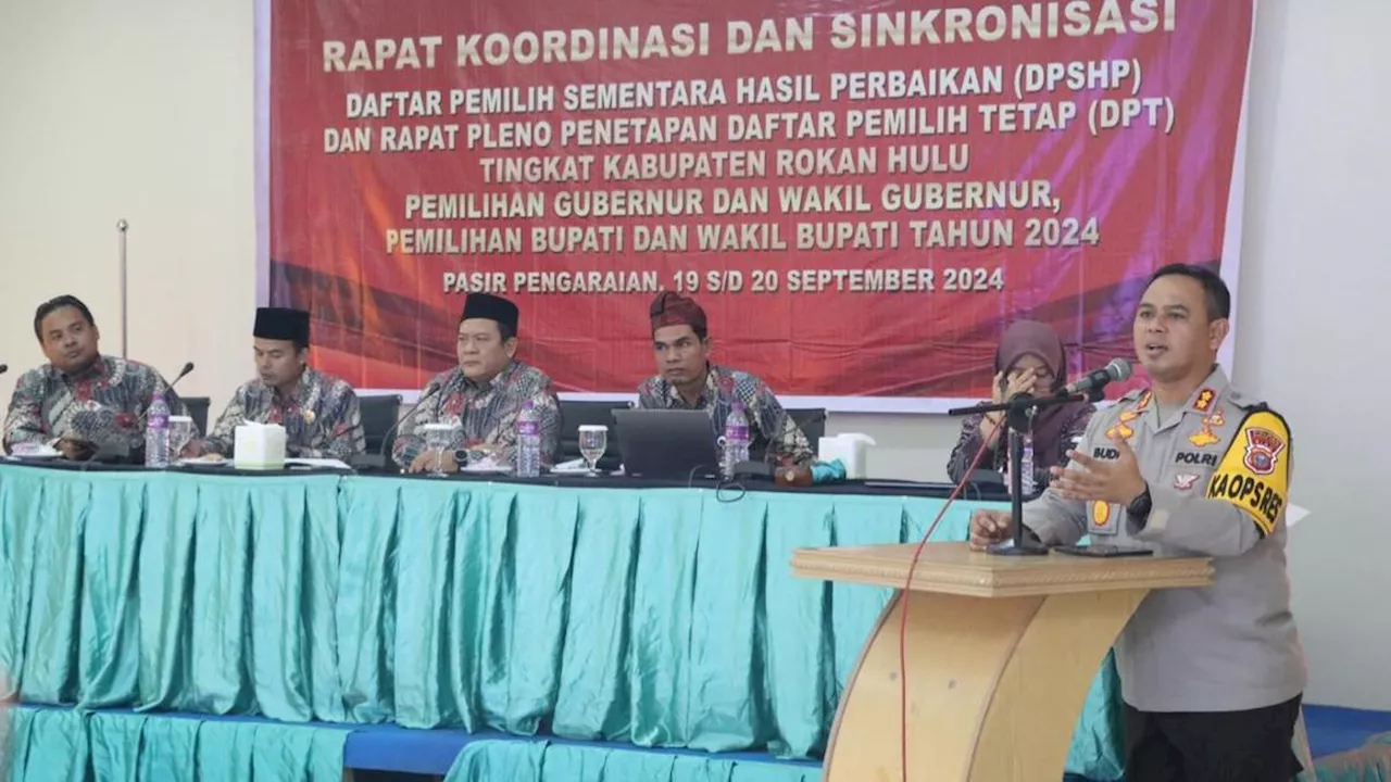 Pengundian Nomor Urut, Pasangan Calon Bupati Rokan Hulu Diminta tak Bawa Massa Pendukung