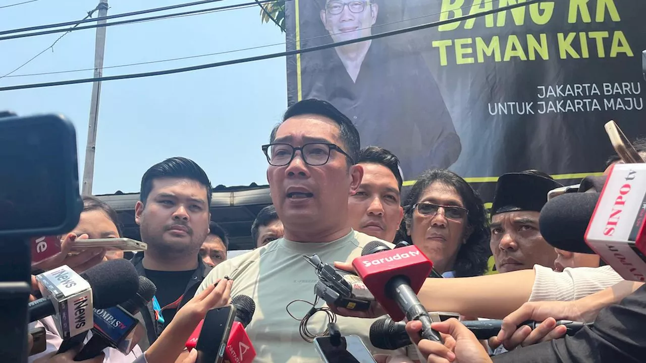 Ridwan Kamil Tak Pusing soal Nomor Pilkada Jakarta: Saya Tidak Ada Cocoklogi