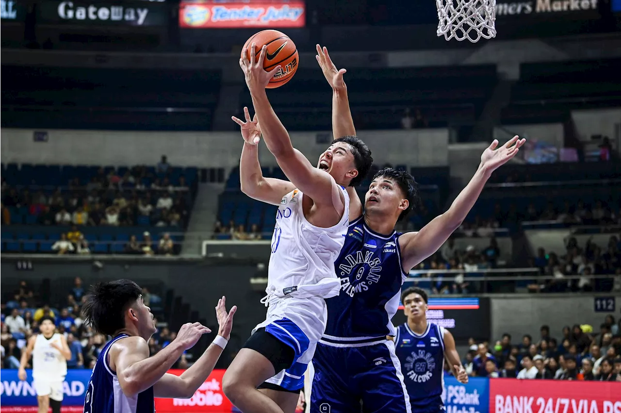 Blue Eagles clip Falcons for first UAAP win