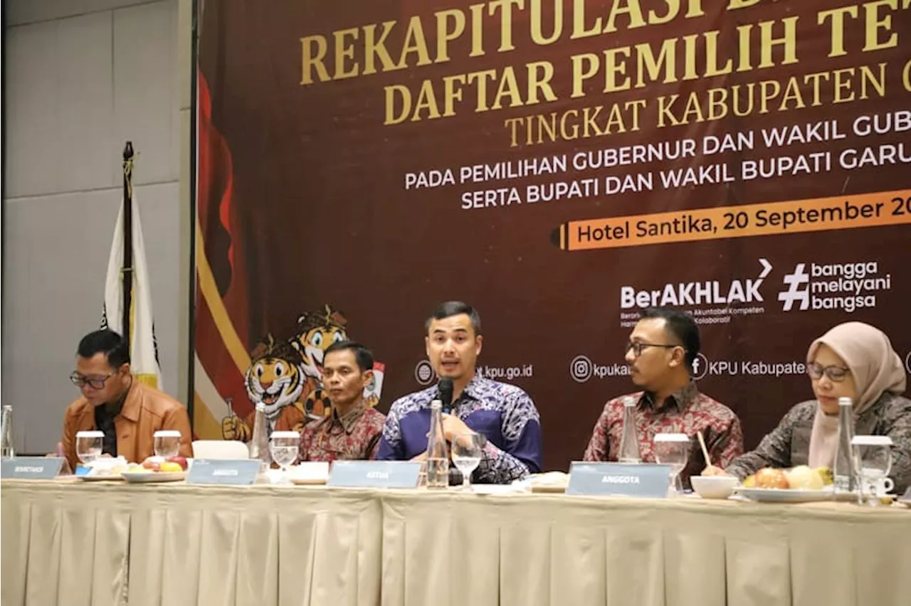 KPU Garut Tetapkan DPT Pilkada 2024 Sebanyak 2 Juta Pemilih