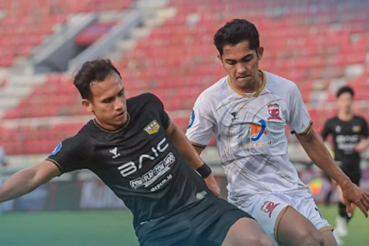 Laga Dewa United vs Madura United Berakhir tanpa Pemenang