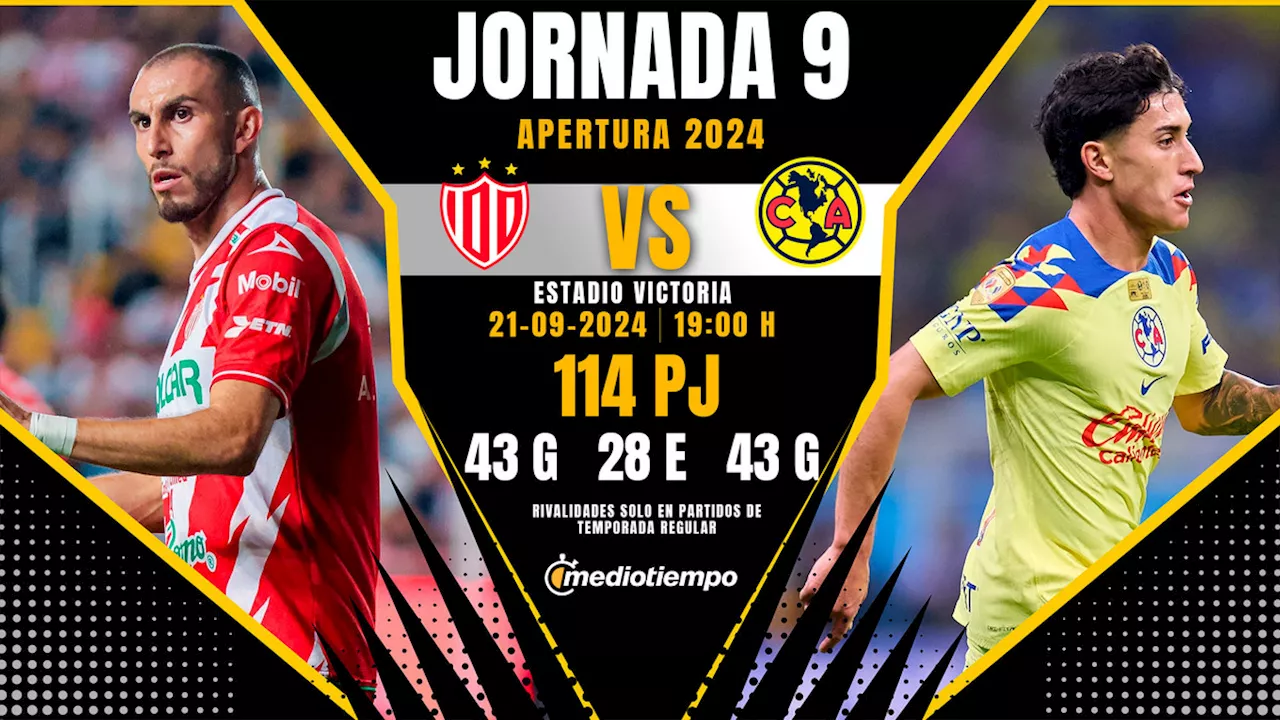 Dónde VER Necaxa vs. América: Horario y canal GRATIS para partido HOY de Liga MX