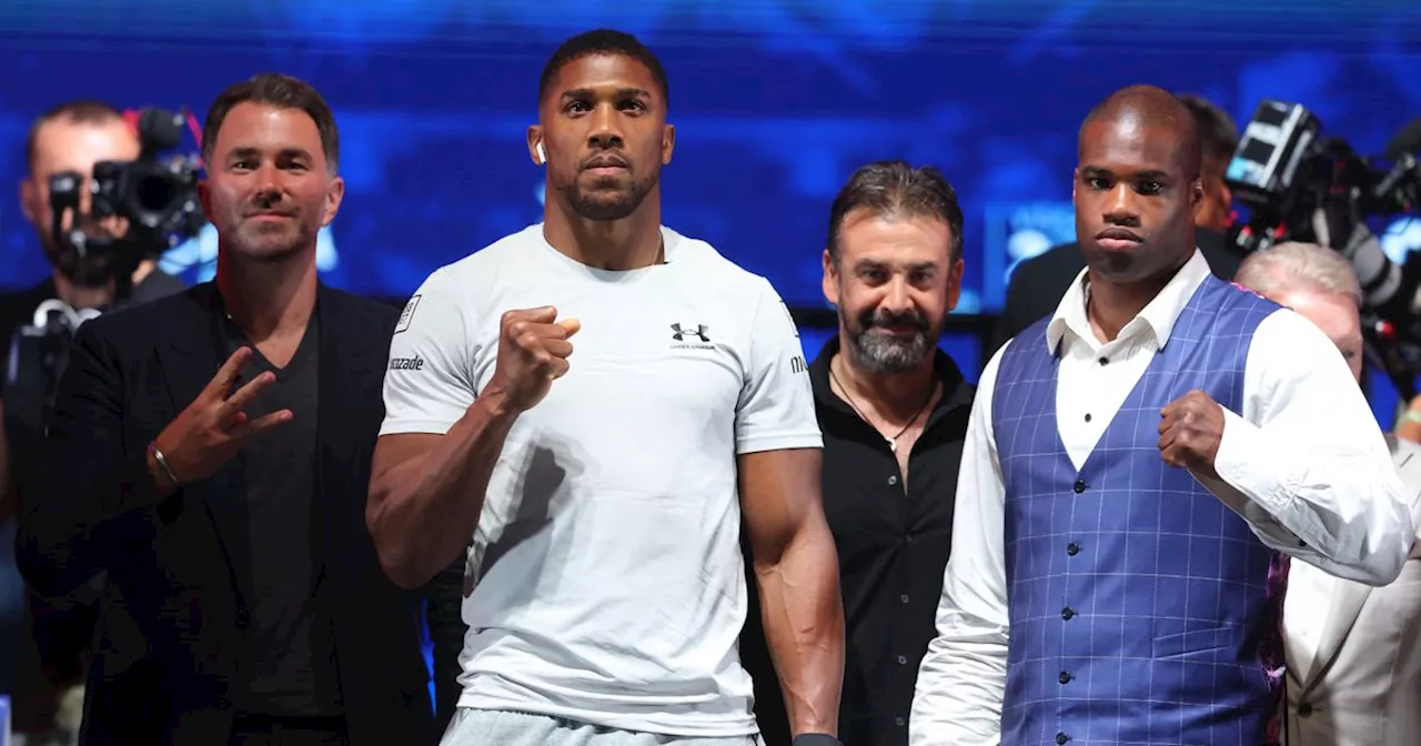 Anthony Joshua faces Daniel Dubois at Wembley with world title hopes on the line