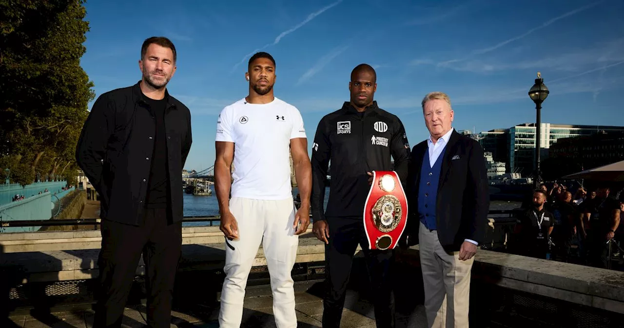 Anthony Joshua vs Daniel Dubois undercard in full including Denny vs Sheeraz