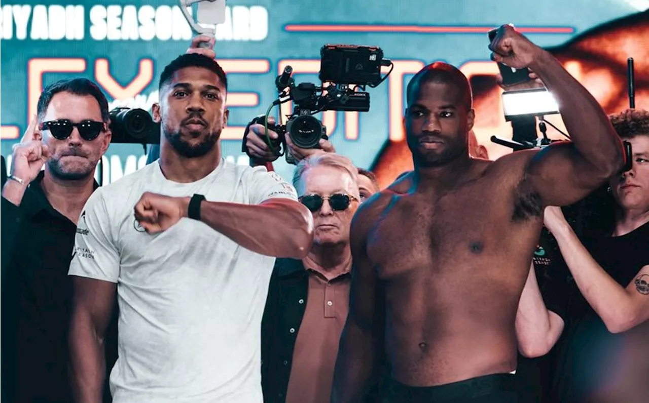 A qué hora pelea Anthony Joshua vs Daniel Dubois HOY | Dónde ver la pelea de BOX y la cartelera EN VIVO