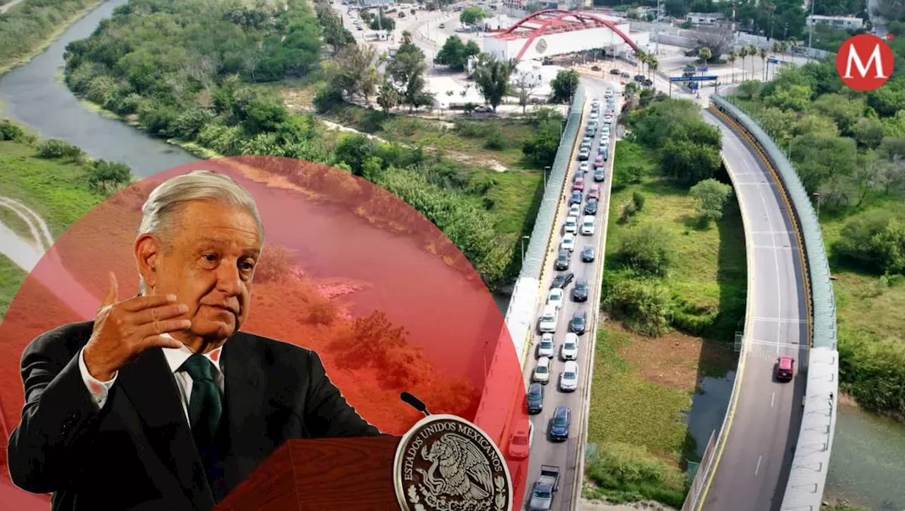 Anuncian cierre de puente internacional Gateway por visita de AMLO a Matamoros, Tamaulipas