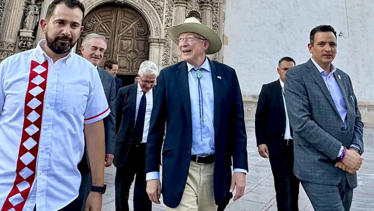 EU no es responsable de la violencia en Sinaloa, afirma embajador Ken Salazar