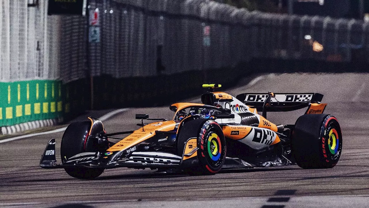 Lando Norris logra la pole position para el GP de Singapur