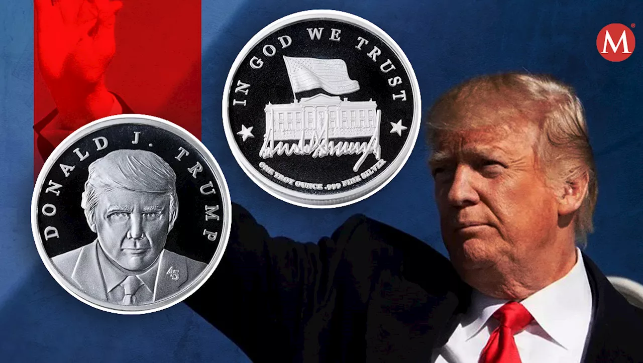 ¿Nueva divisa? Donald Trump lanza a la venta sus MONEDAS de PLATA