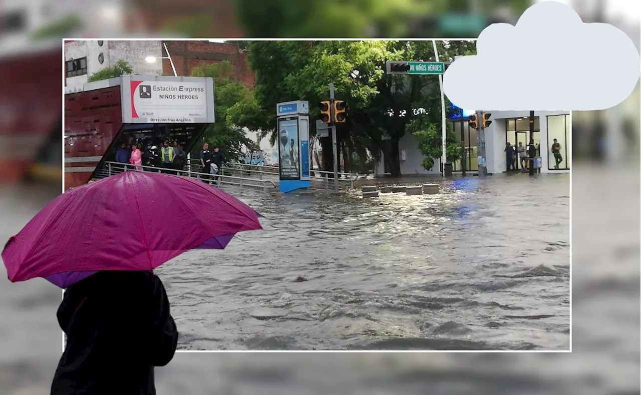 Prevén cielo nublado con lluvias puntuales fuertes en Jalisco para este 21 de septiembre