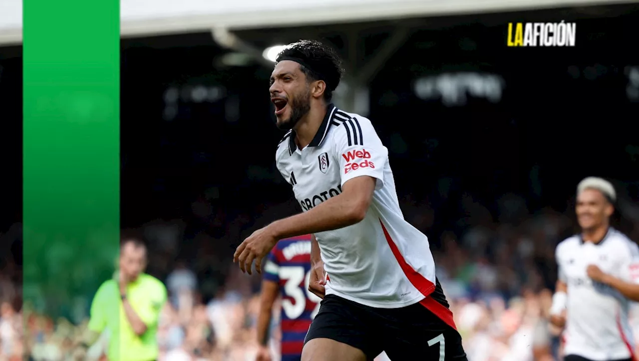 Raúl Jiménez se luce con golazo en partido del Fulham ante el Newcastle