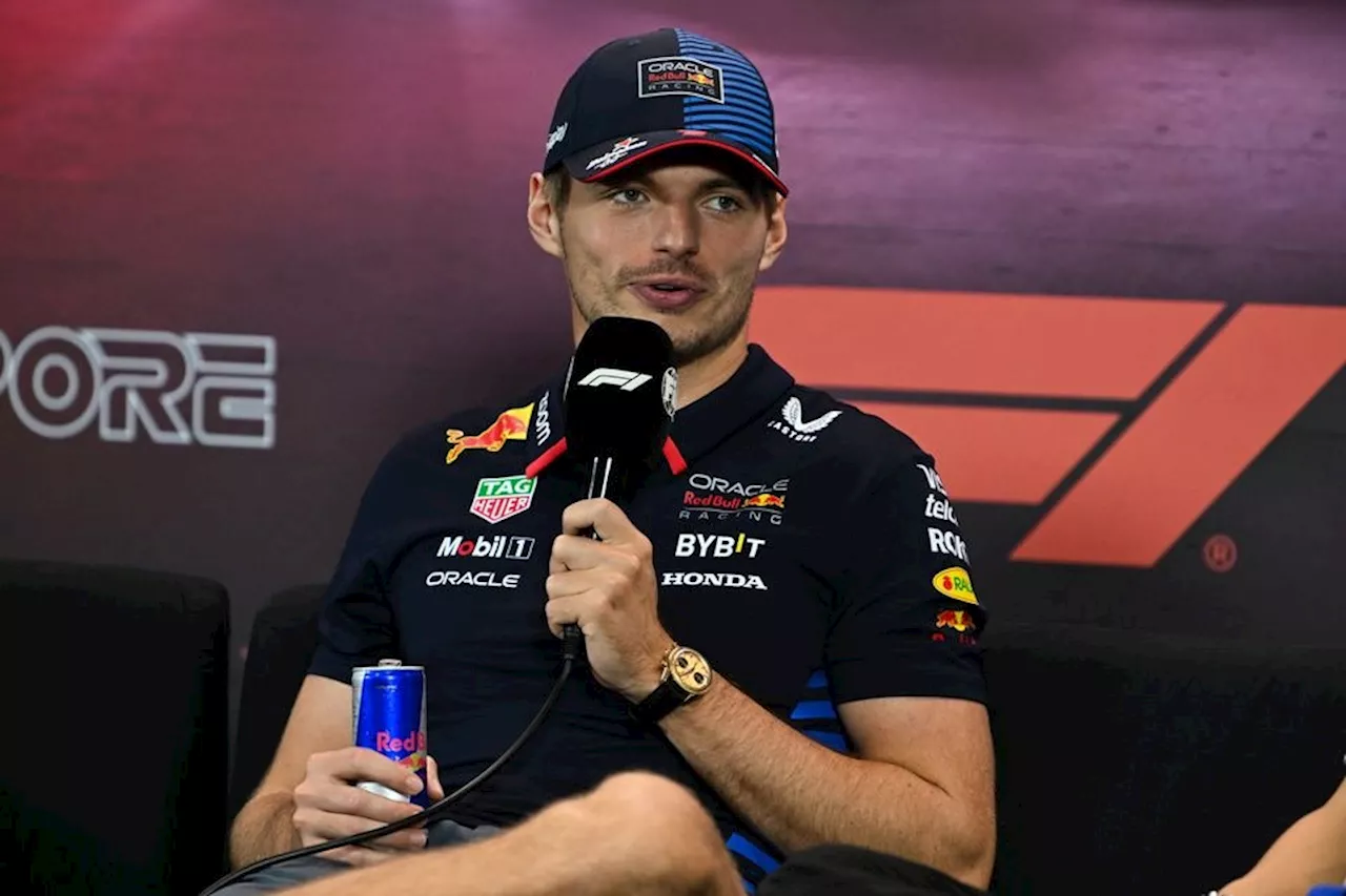 How Verstappen’s press conference protest against swearing penalty played out