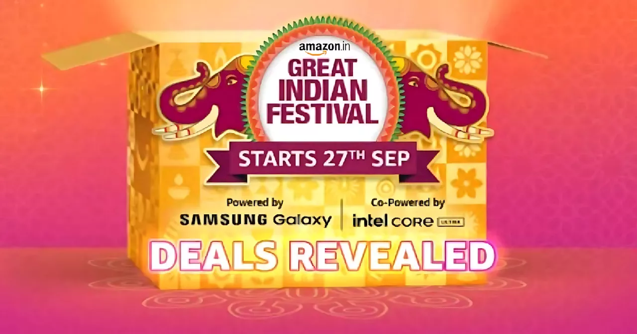 Amazon Great Indian Festival का सेल प्राइस हुआ लाइव! Laptop से लेकर Smartwatch का दाम हो गया हद से ज्यादा कम