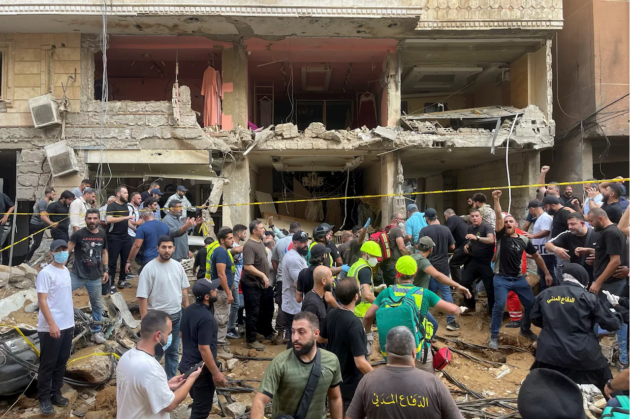 Death toll from Israeli airstrike on Beirut rises to 31 as Israel and Hezbollah trade fire