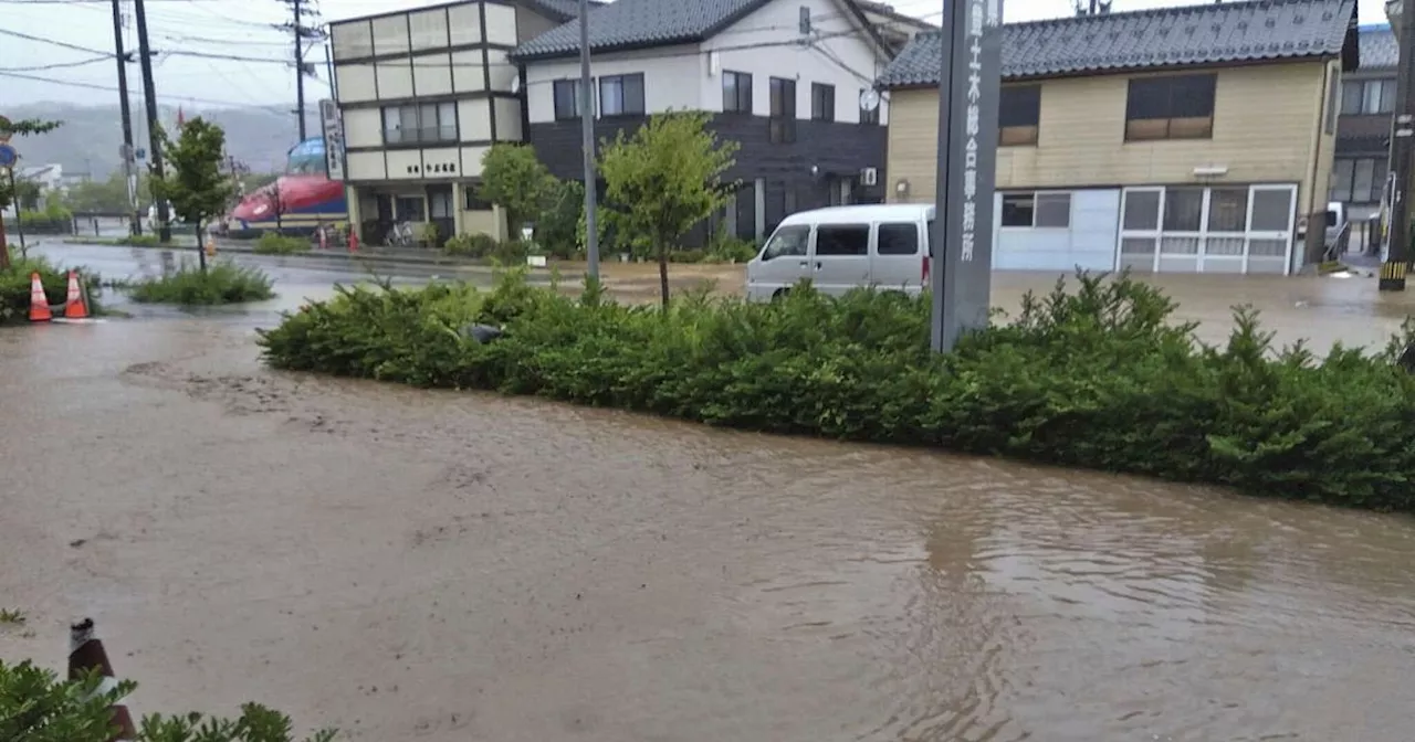 Ein Toter bei schweren Regenfällen in Japans Erdbebengebiet