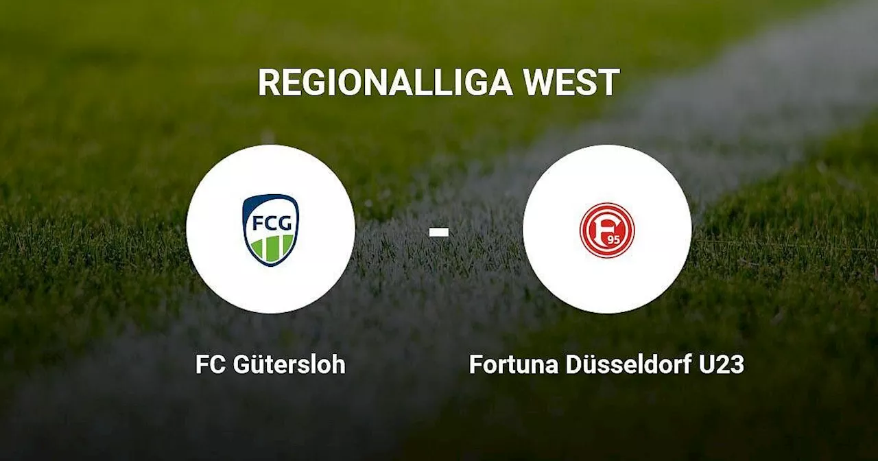 FC Gütersloh kassiert gegen Fortuna Düsseldorf U23