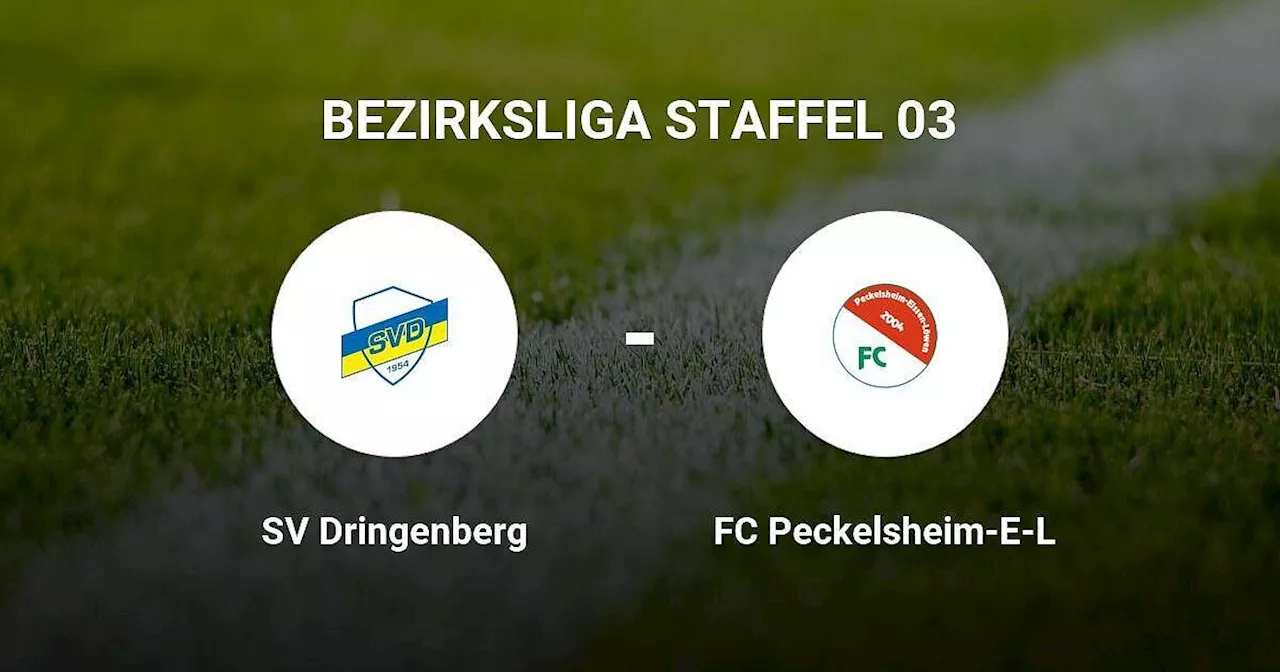 FC Peckelsheim-E-L ergibt sich dem SV Dringenberg